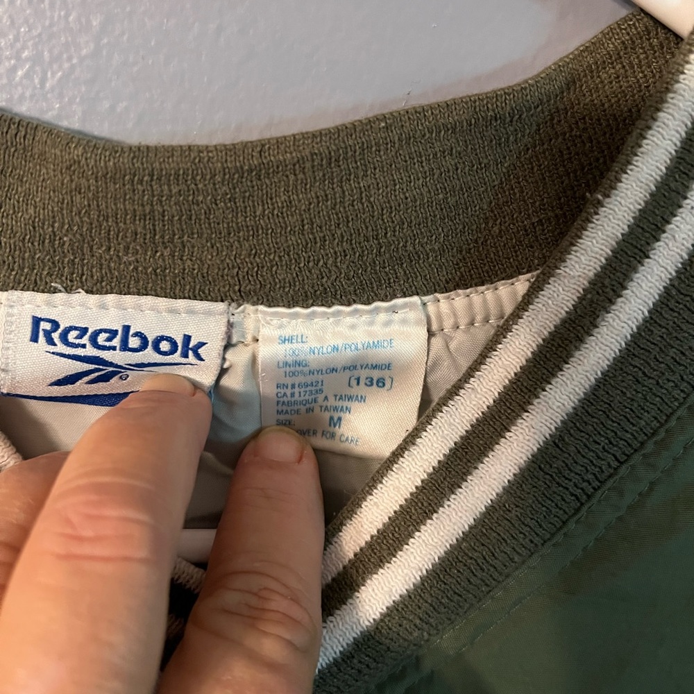 Reeboks  nylon pullover windbreaker